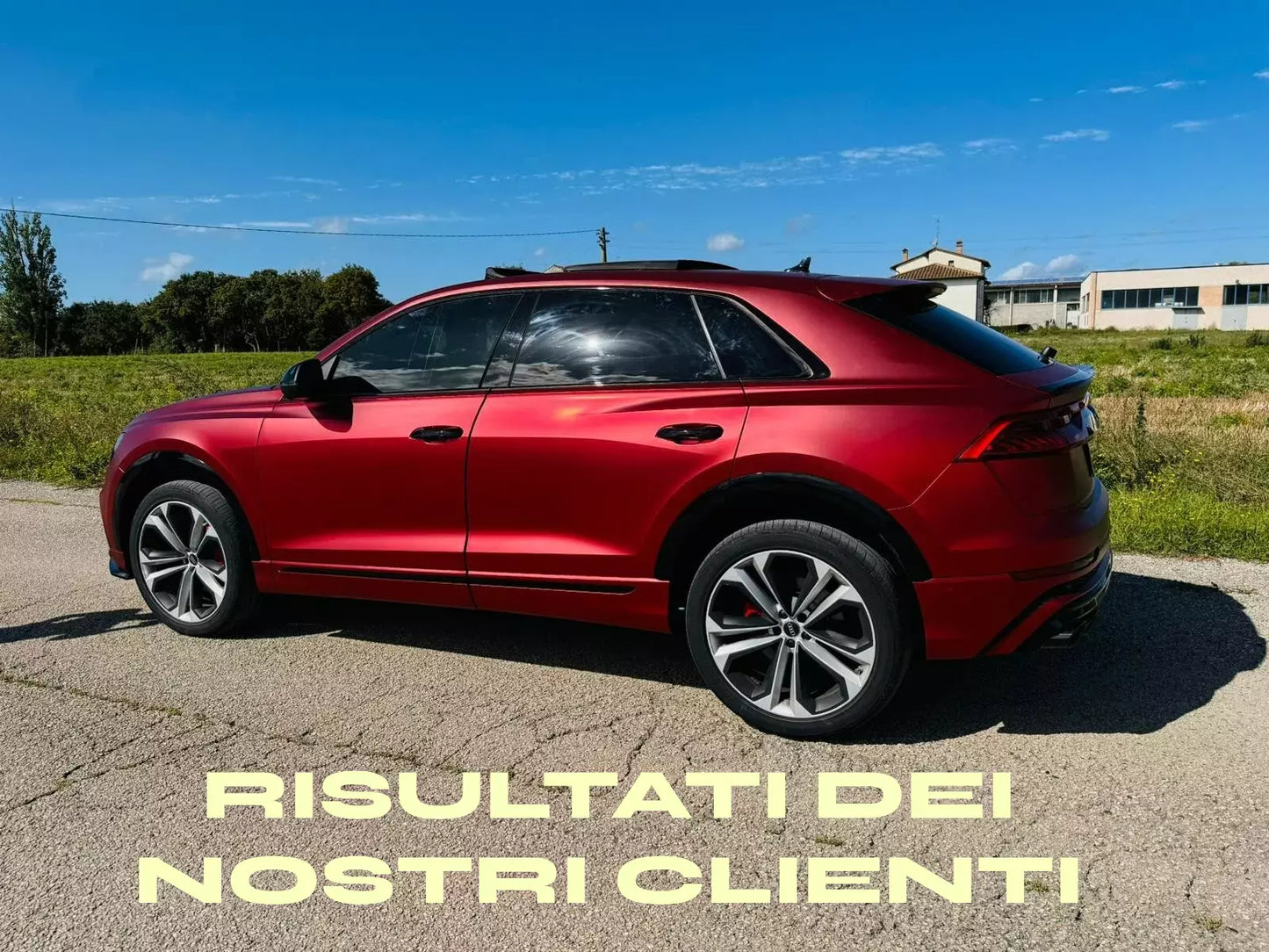 ✨SPOILER POSTERIORE TETTO NERO LUCIDO ADATTO PER AUDI Q8 SQ8 SUV 2018+✨