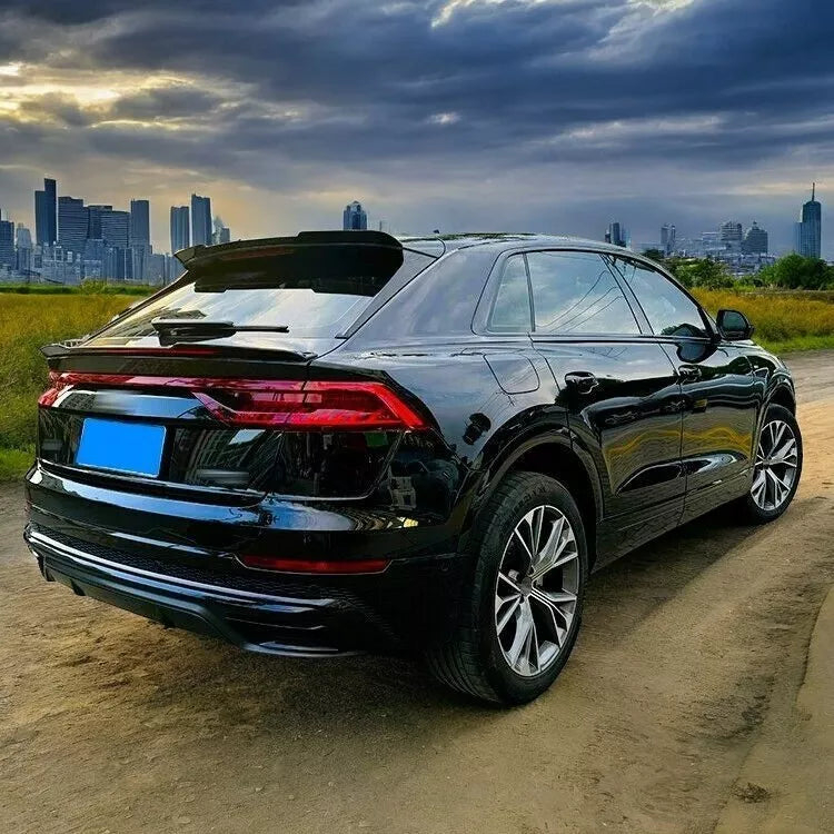 ✨SPOILER POSTERIORE TETTO NERO LUCIDO ADATTO PER AUDI Q8 SQ8 SUV 2018+✨
