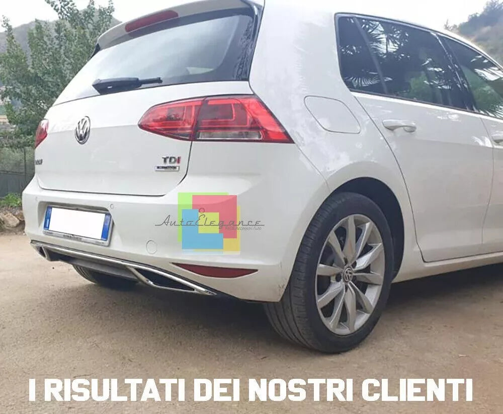 ✨DIFFUSORE ADATTO PER VW GOLF 7 2012-2016 LOOK R DESIGN SPORTIVO✨