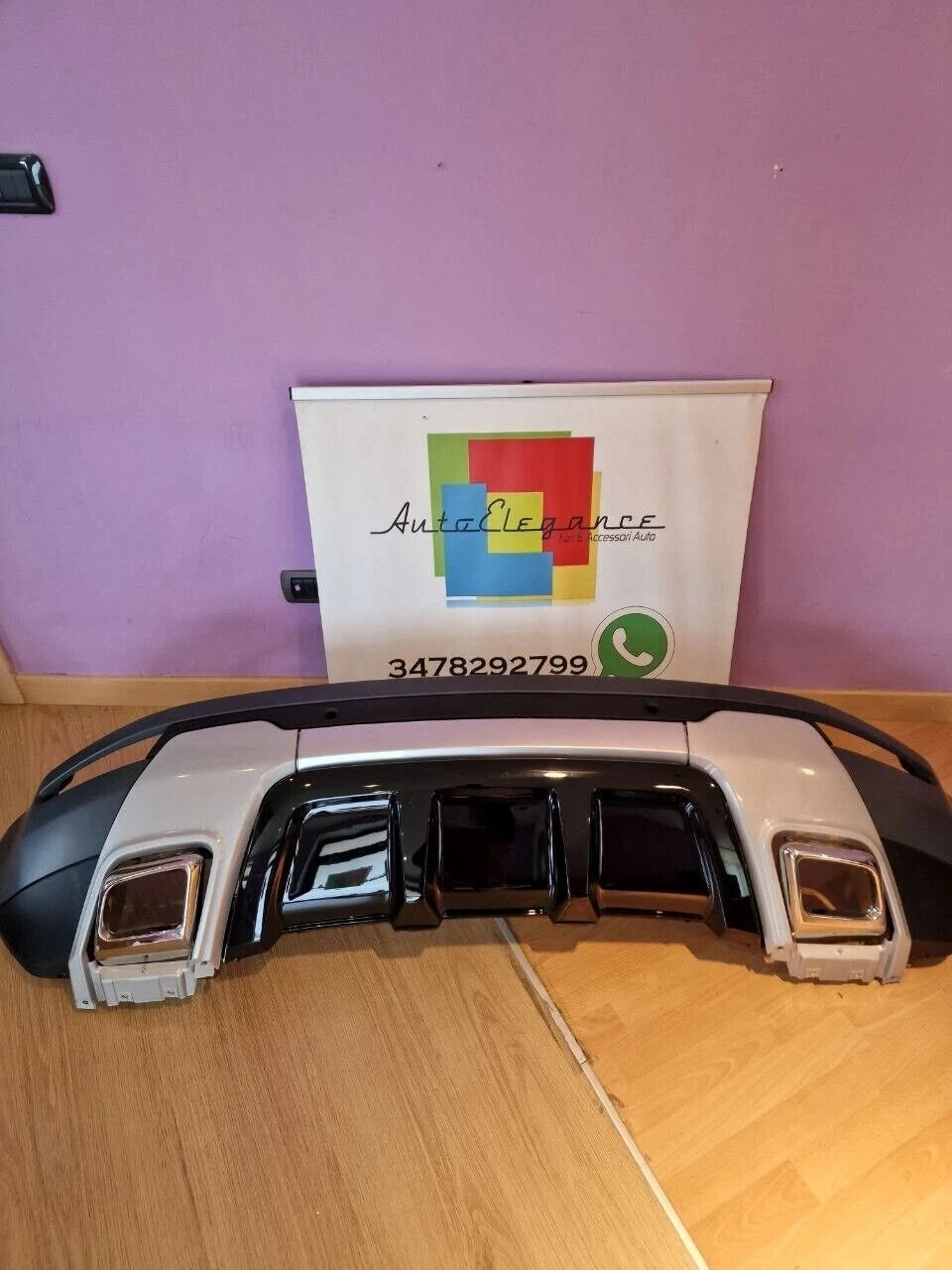 🔥PARAURTI POSTERIORE PER RANGE ROVER EVOQUE L538 11-17 LOOK DYNAMIC SATIN🔥