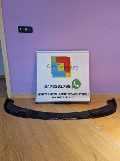 ⭐SPLITTER ANTERIORE ADATTO PER BMW SERIE 5 E60 E61 M TECH ABS NERO LAMA⭐