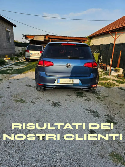 ✨DIFFUSORE ADATTO PER VW GOLF 7 2012-2016 LOOK R DESIGN SPORTIVO✨