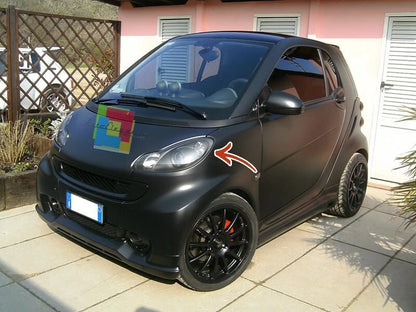 ⭐FARI ANTERIORI ADATTO PER SMART 451 2007-2014 NERI ⭐