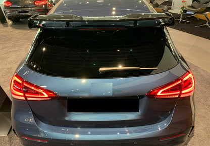 ⭐SPOILER POSTERIORE LOOK AMG TETTO ABS NERO PER MERCEDES CLASSE A W177 ⭐