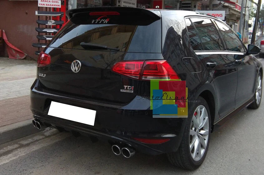 🔥MINIGONNE LATERALI SOTTO PORTA VW GOLF 7 VII 2012-2019 ABS NERO LUCIDO🔥