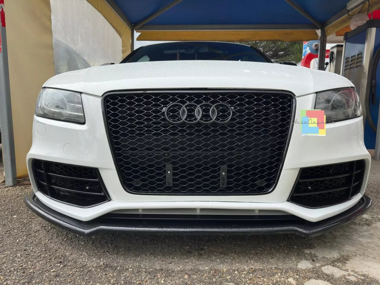 🔥SPLITTER ADATTO PER AUDI A5 COUPE + SPORTBACK NERO LUCIDO🔥