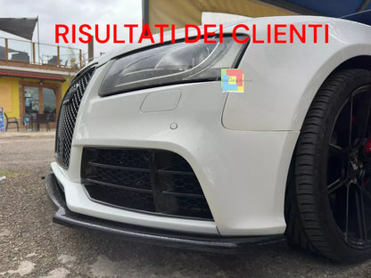 🔥SPLITTER ADATTO PER AUDI A5 COUPE + SPORTBACK NERO LUCIDO🔥