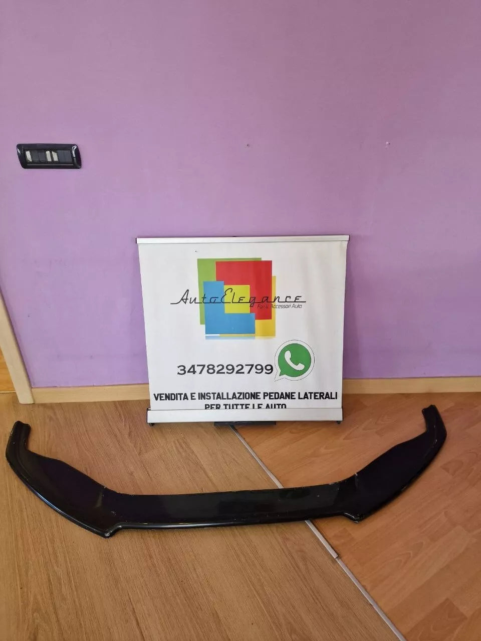 🔥SPLITTER ADATTO PER AUDI A5 COUPE + SPORTBACK NERO LUCIDO🔥