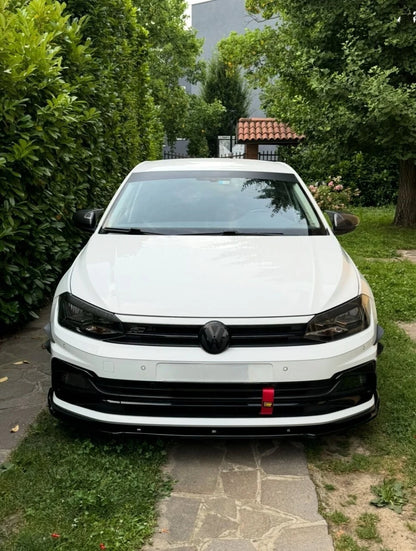 ⭐VW POLO SPLITTER AW1 2017+ LOOK STANDARD EVO NERO LUCIDO⭐