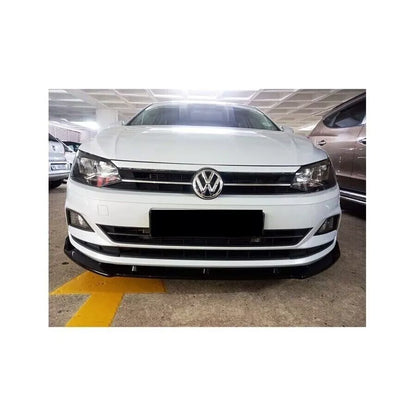 ⭐VW POLO SPLITTER AW1 2017+ LOOK STANDARD EVO NERO LUCIDO⭐