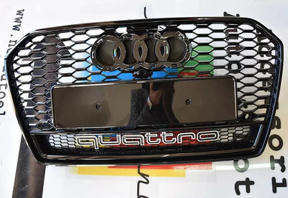 ⭐GRIGLIA ANTERIORE AUDI A6 4G C7 15-18 LIFT AVANT BERLINA CALANDRA RS6 NERA⭐