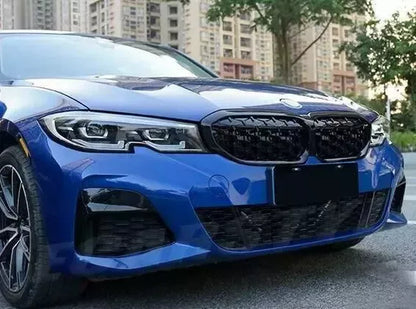 🔥BMW SERIE 3 G20 G21 GRIGLIA ANTERIORE NERA LOOK M SPORT DIAMANT🔥