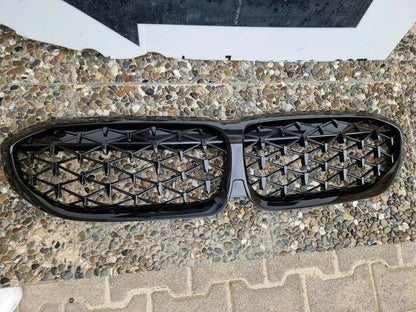 🔥BMW SERIE 3 G20 G21 GRIGLIA ANTERIORE NERA LOOK M SPORT DIAMANT🔥