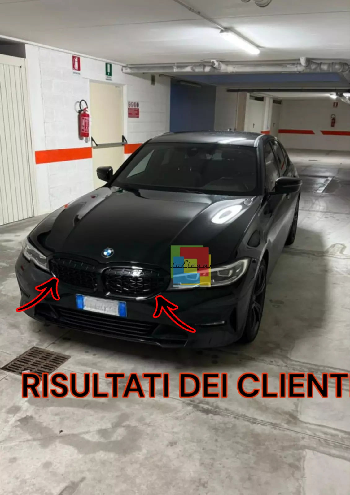 🔥BMW SERIE 3 G20 G21 GRIGLIA ANTERIORE NERA LOOK M SPORT DIAMANT🔥