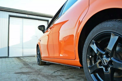 🔥SEAT LEON 1P SPLITTER NERO LUCIDO SOTTO MINIGONNE LATERALI SOTTOPORTA🔥