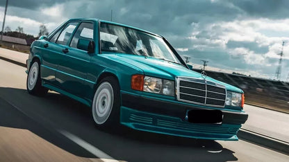 🔥SPOILER ANTERIORE KAMEI PER MERCEDES 190 (W201) – STILE VINTAGE RACING🔥