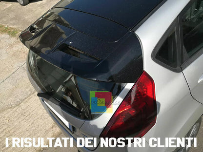 🔥SPOILER SUL TETTO POSTERIORE ABS NERO ADATO PER FORD FIESTA MK7 2008-2017 🔥