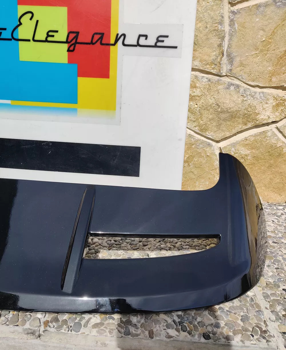 🔥SPOILER SUL TETTO POSTERIORE ABS NERO ADATO PER FORD FIESTA MK7 2008-2017 🔥