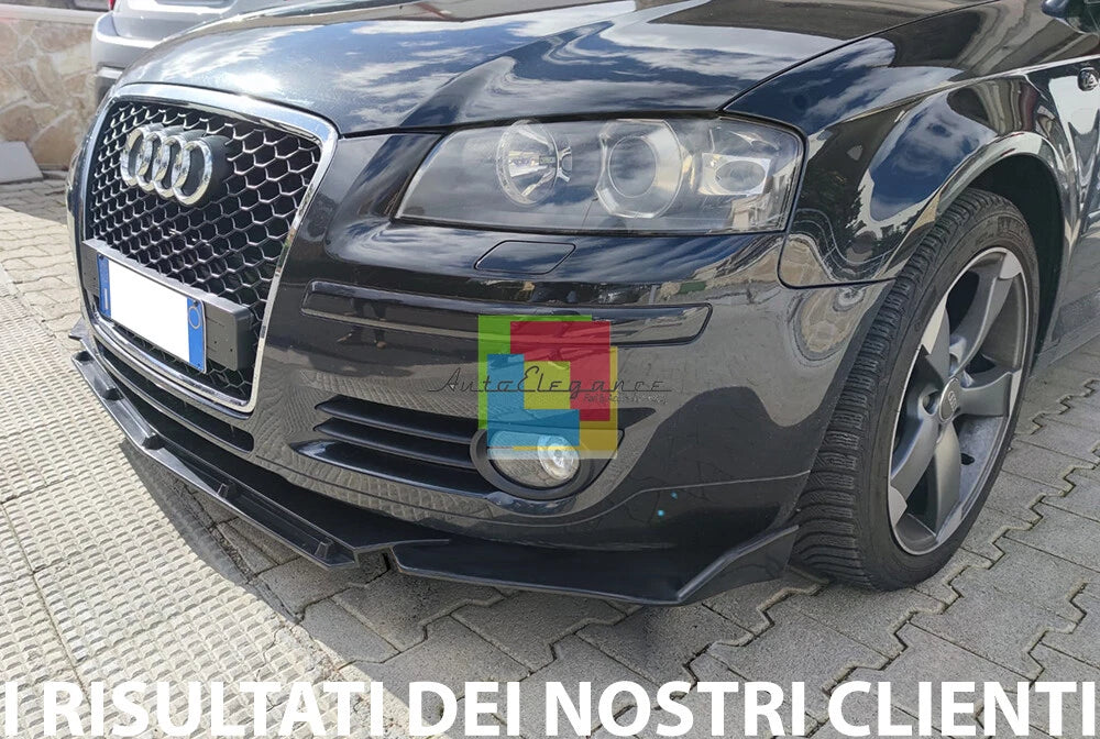 🔥0037 SPLITTER ADATTO PER AUDI A3 8P RESTYLING 2003-2011🔥