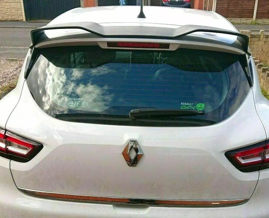 🔥0414 SPOILER TETTO NERO LUCIDO PER RENAULT CLIO 4 IV RS CUP 2012-2018🔥