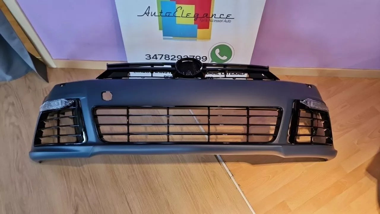 🔥1091 BODYKIT PARAURTI MINIGONNE ANTERIORE PER GOLF 6 2008-2012 LOOK R20 🔥