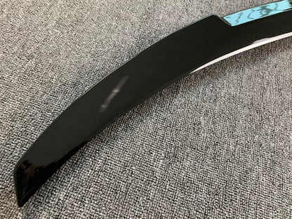 💎0144 SPOILER POSTERIORE PER BMW SERIE 3 F30 BERLINA M3 IN ABS NERO LUCIDO💎