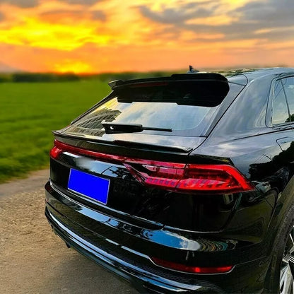 ✨1385 SPOILER POSTERIORE TETTO NERO LUCIDO ADATTO PER AUDI Q8 SQ8 SUV 2018+✨