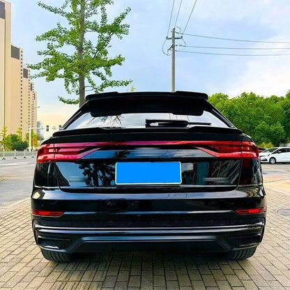 ✨1385 SPOILER POSTERIORE TETTO NERO LUCIDO ADATTO PER AUDI Q8 SQ8 SUV 2018+✨