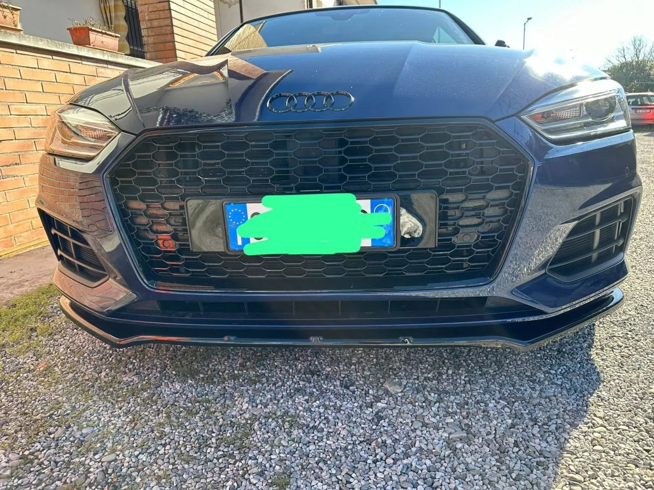 ⭐0591 GRIGLIA ANTERIORE PER AUDI A5 F5 2016-2019 NERA LOOK RS5 DESIGN SPORTIVO⭐
