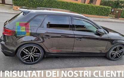 0072🔥SPOILER A3 8V 5D SPORTBACK 12-20 STANDARD LOOK RS3 NERO LUCIDO SOLO STAN🔥