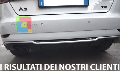 🔥0194 SOTTO PARAURTI PER AUDI A3 8V SPORTBACK 2016-2019 RESTYLING🔥