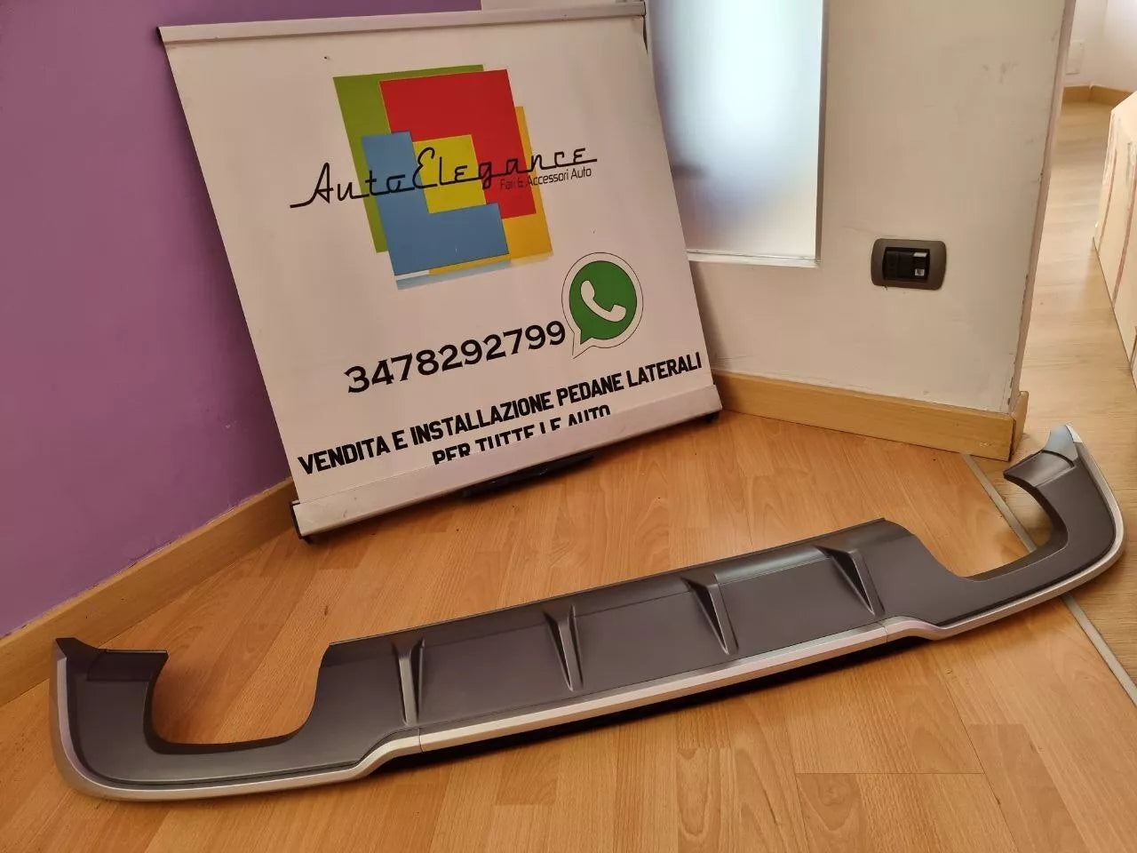 🔥0194 SOTTO PARAURTI PER AUDI A3 8V SPORTBACK 2016-2019 RESTYLING🔥