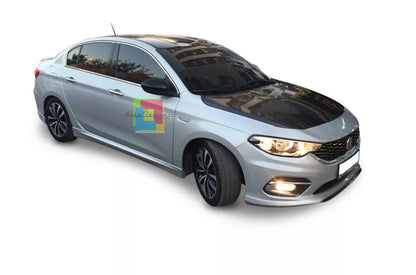 ⭐0074 MINIGONNE LATERALI SOTTO PORTA SPORTIVE ABS PER FIAT TIPO BERLINA 2015+⭐