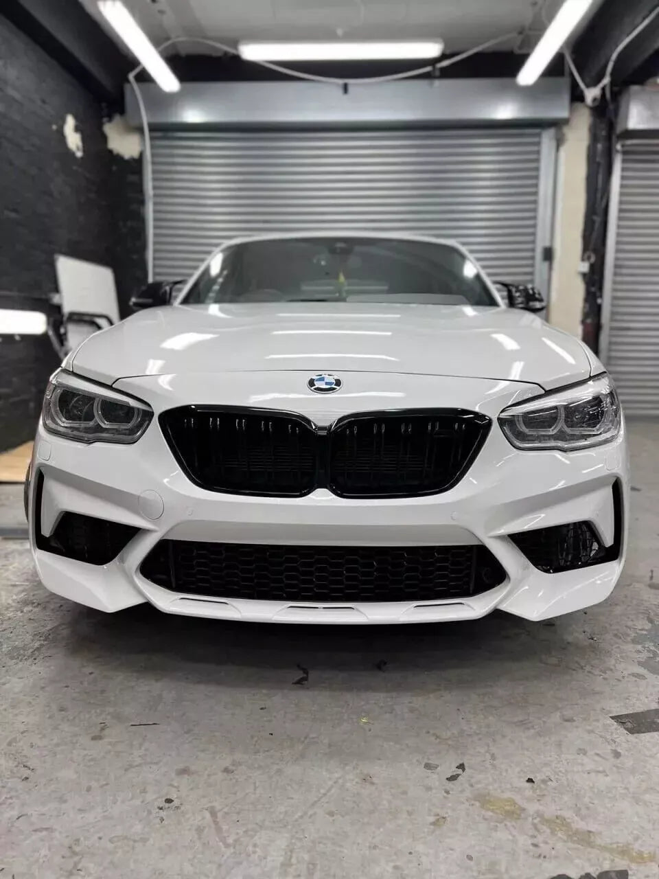 1527🔥PARAURTI ANTERIORE ADATTO PER BMW SERIE 1 F20 F21 2015-2019 M1 M2 DESIGN🔥