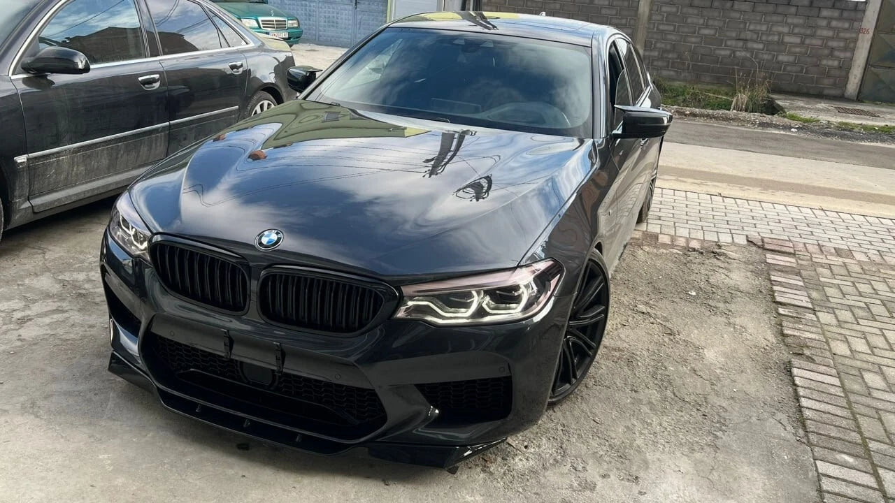 1009🔥SPLITTER PER BMW SERIE 5 F90 M5 (G30 G31) 2017-2020 LOOK NERO LUCIDO🔥