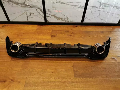 0512🔥DIFFUSORE POSTERIORE ADATTO PER VW GOLF 8 2019+ STILE GTI 1+1 IN ABS🔥