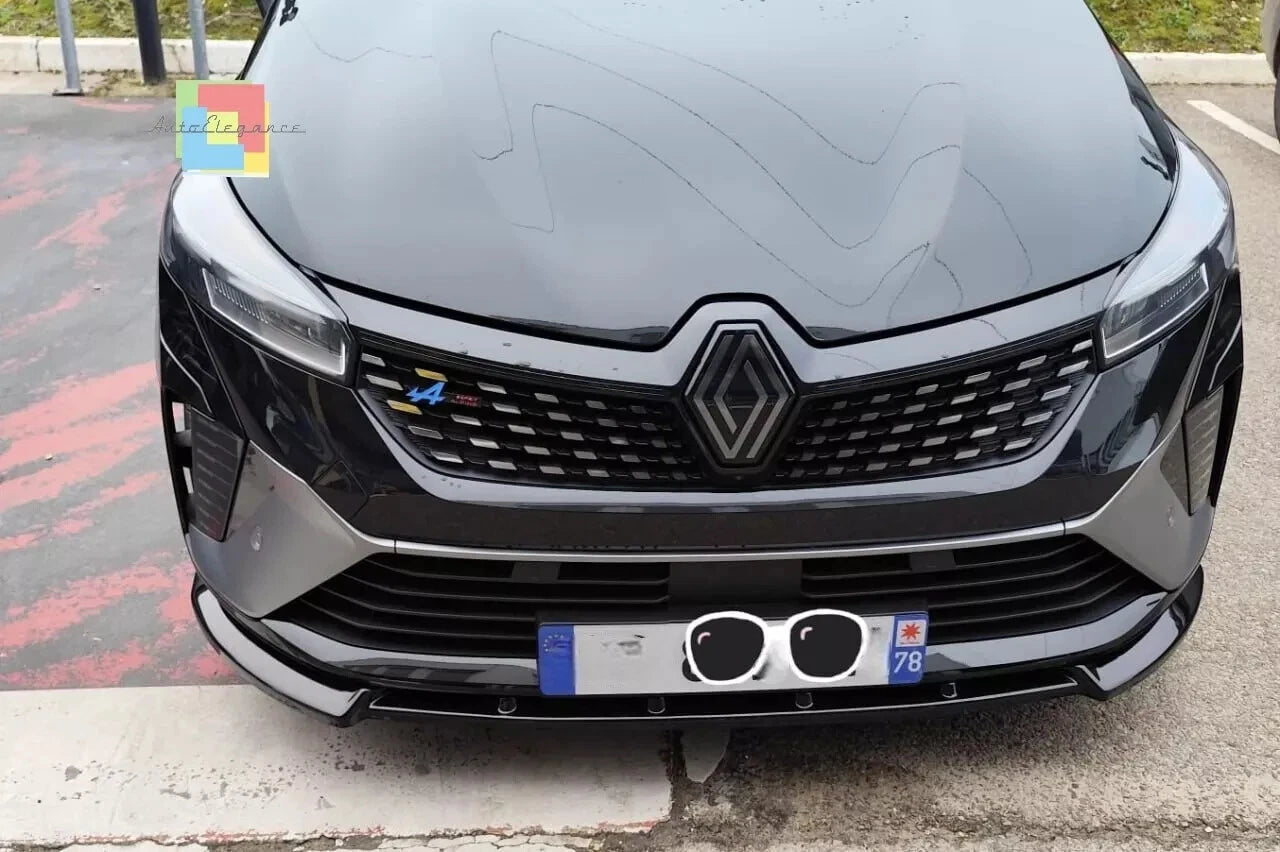 ⭐2025🔥SPLITTER ADATTO PER RENAULT CLIO 5 2023+ NERO LUCIDO⭐🔥