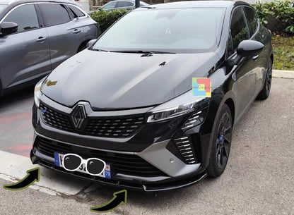 ⭐2025🔥SPLITTER ADATTO PER RENAULT CLIO 5 2023+ NERO LUCIDO⭐🔥