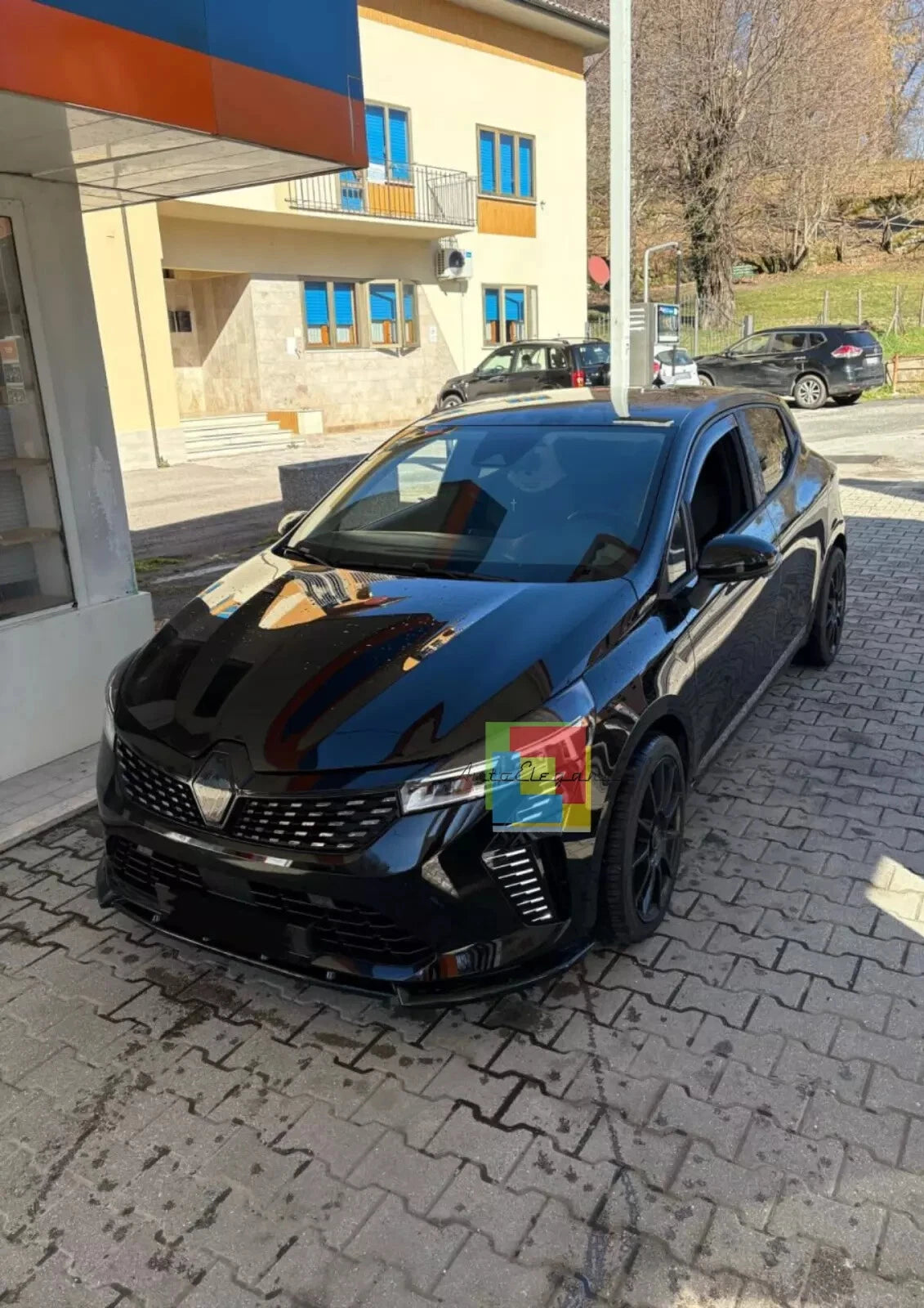 ⭐2025🔥SPLITTER ADATTO PER RENAULT CLIO 5 2023+ NERO LUCIDO⭐🔥