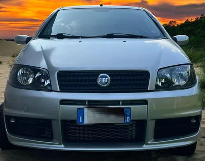 ⭐🔥1838🔥FARI ANTERIORI ADATO PER FIAT PUNTO 2003-2005 NERI🔥⭐