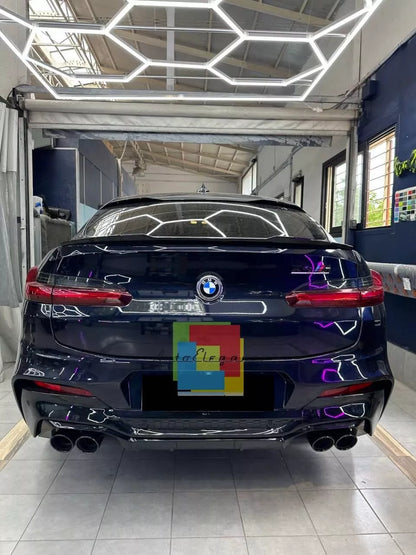 🔥0390 SPOILER BAGAGLIAIO ADATTO PER BMW X4 G02 2018+ LOOK M COMPETITION NERO🔥