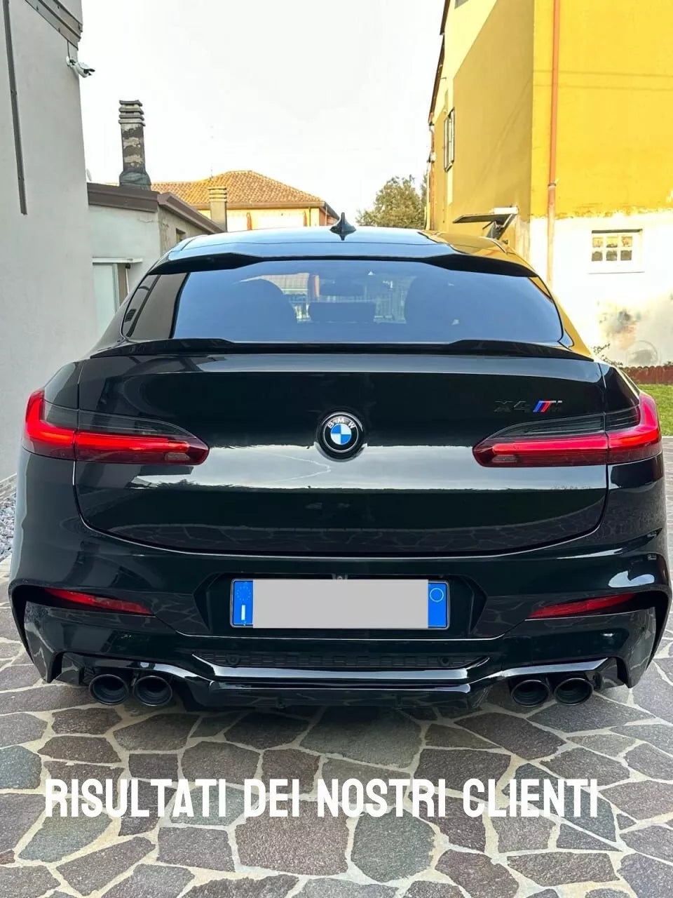 🔥0390 SPOILER BAGAGLIAIO ADATTO PER BMW X4 G02 2018+ LOOK M COMPETITION NERO🔥