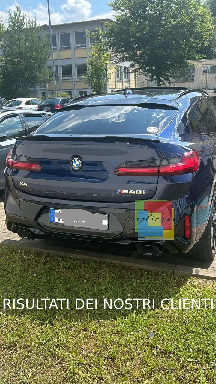 🔥0390 SPOILER BAGAGLIAIO ADATTO PER BMW X4 G02 2018+ LOOK M COMPETITION NERO🔥