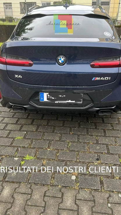 🔥0390 SPOILER BAGAGLIAIO ADATTO PER BMW X4 G02 2018+ LOOK M COMPETITION NERO🔥