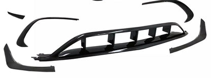 0065⭐ MERCEDES A W176 15-18 SPLITTER PER PARAURTI ANTERIORE AMG A45 ABS NERO ⭐