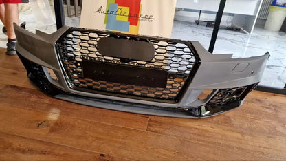0759✨PARAURTI ANTERIORE ADATTO PER AUDI A4 B9 2015-2018 LOOK RS4✨