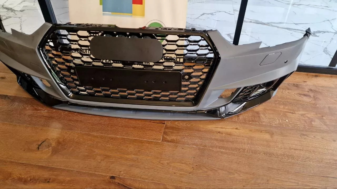 0759✨PARAURTI ANTERIORE ADATTO PER AUDI A4 B9 2015-2018 LOOK RS4✨