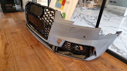 0759✨PARAURTI ANTERIORE ADATTO PER AUDI A4 B9 2015-2018 LOOK RS4✨