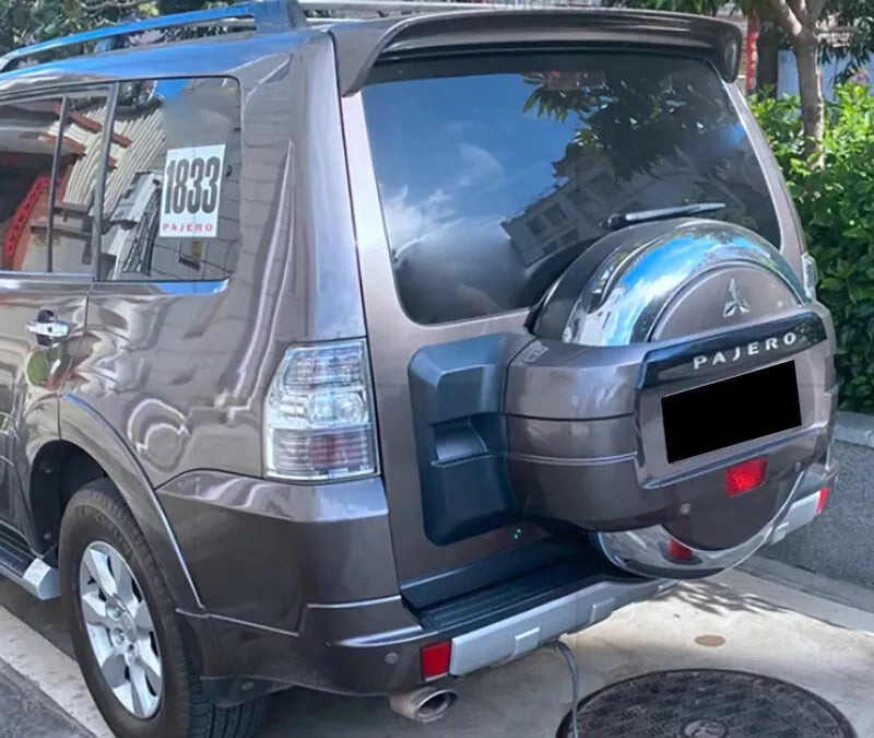 0135⭐MITSUBISHI PAJERO 06-14 ALETTONE LOOK SPORTIV SPOILER POSTERIORE SUL TETTO⭐