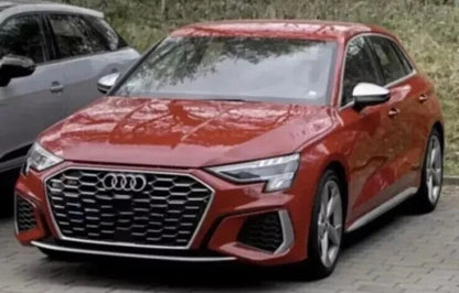 ⚡CALOTTE SPECCHIO SATINATE COMPATIBILI AUDI A3 8Y 2020-2024 CON FORO SENSORE⚡
